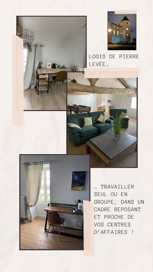 Bed and Breakfast Logis De Pierre Levee Bessines Exterior foto